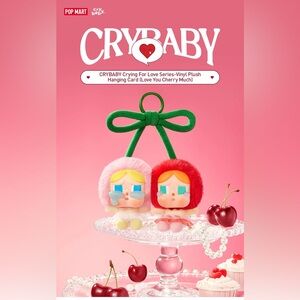 Crying for Love Series Vinyl Plush Hanging Card
Cherry Crybaby